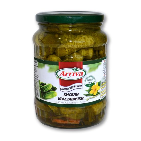 „Арива“ Кисели краставички 680 гр