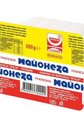 „Краси“  Трапезна майонеза 200 гр.