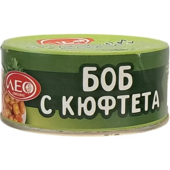 Боб с Кюфтета Лео Консерв 300 гр.